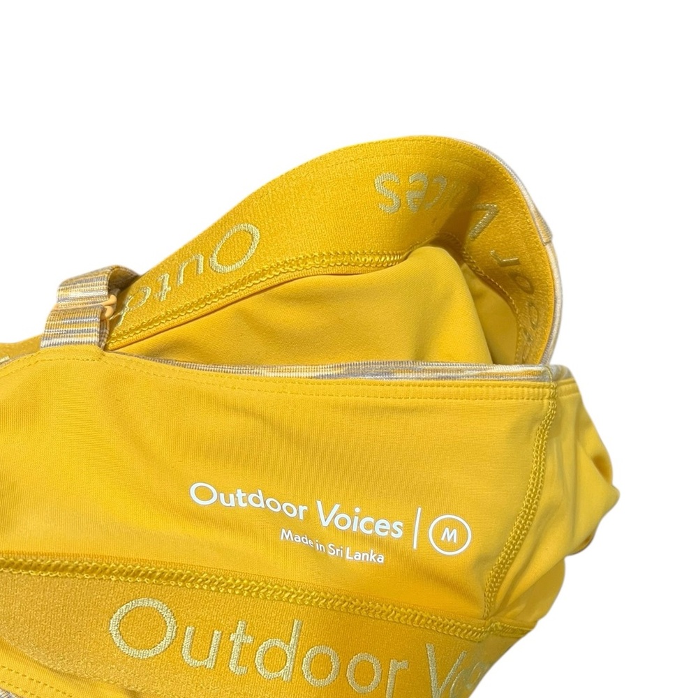 Outdoor Voices Flow FreeForm Coord Bralette in Sunset Yellow Size Medium - Picture 10 of 10